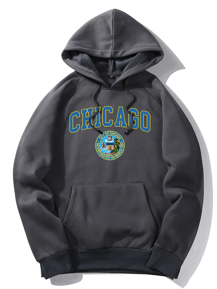 Chicago Print Hoodie - Image 6