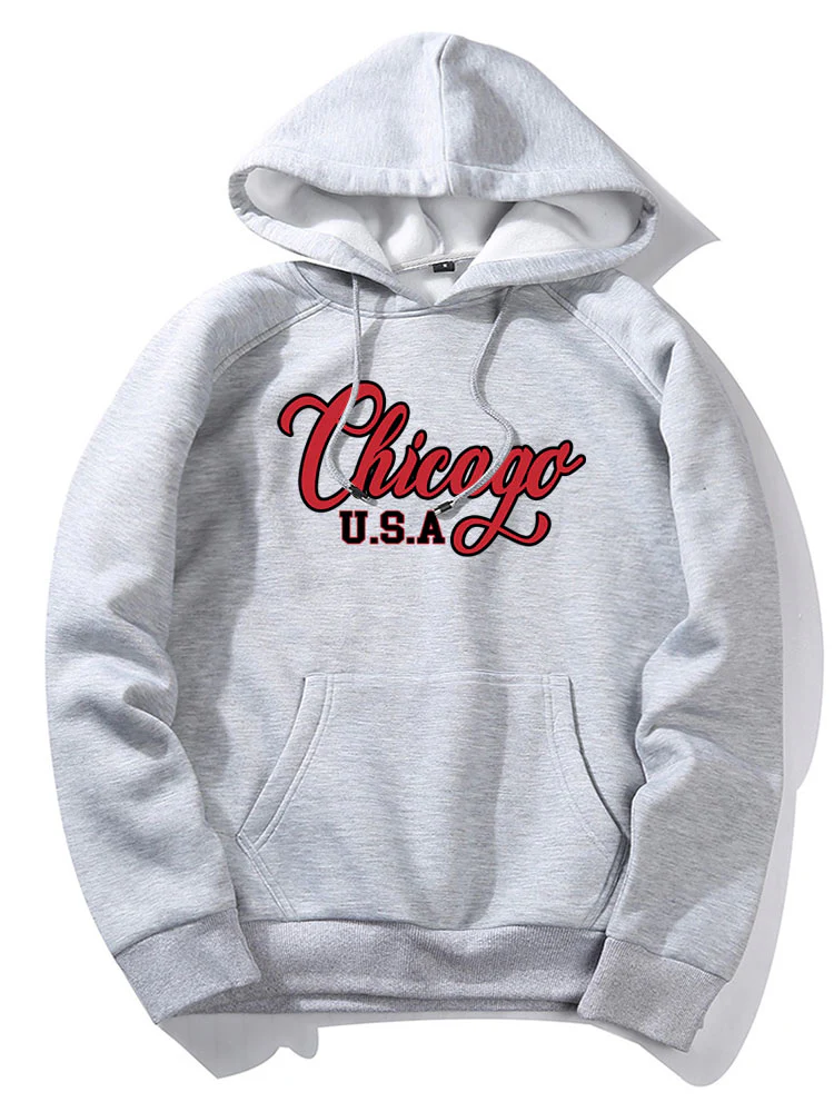 Chicago Print Hoodie - Image 3