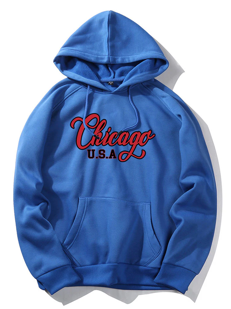Chicago Print Hoodie - Image 5