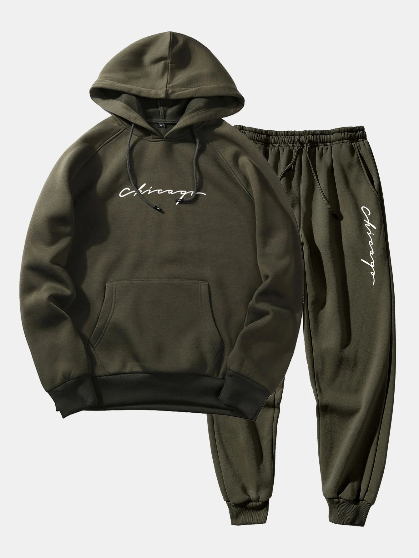 Chicago Print Raglan Hoodie & Jogginghose - Image 4