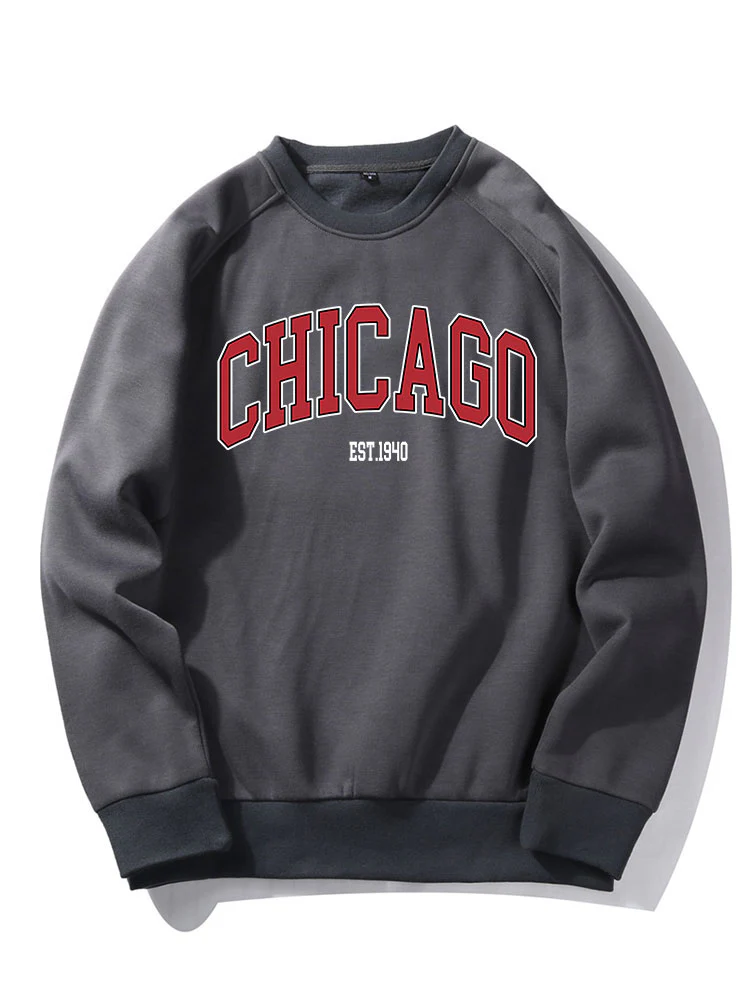 Chicago Print Sweatshirt - Image 7