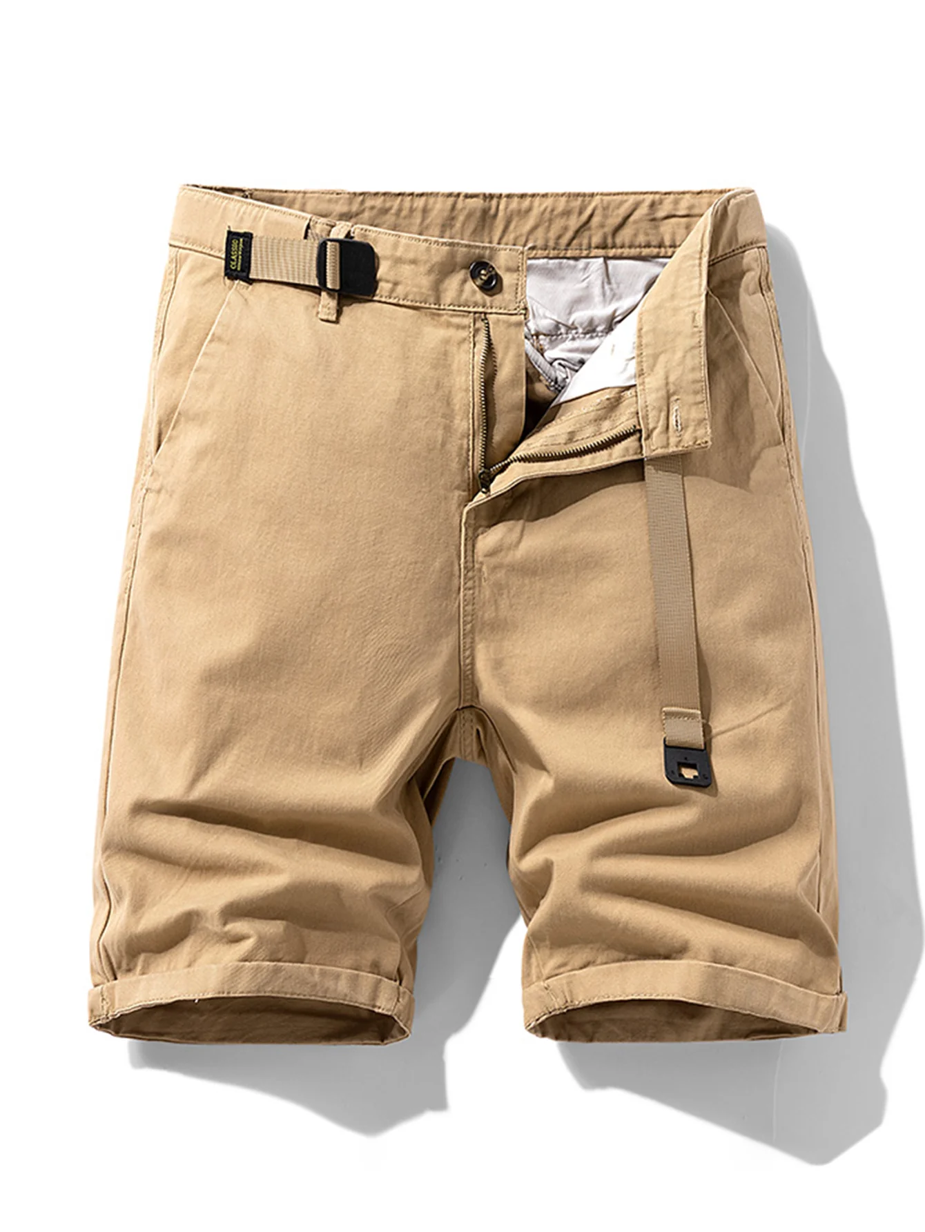 Chino Shorts With Belt