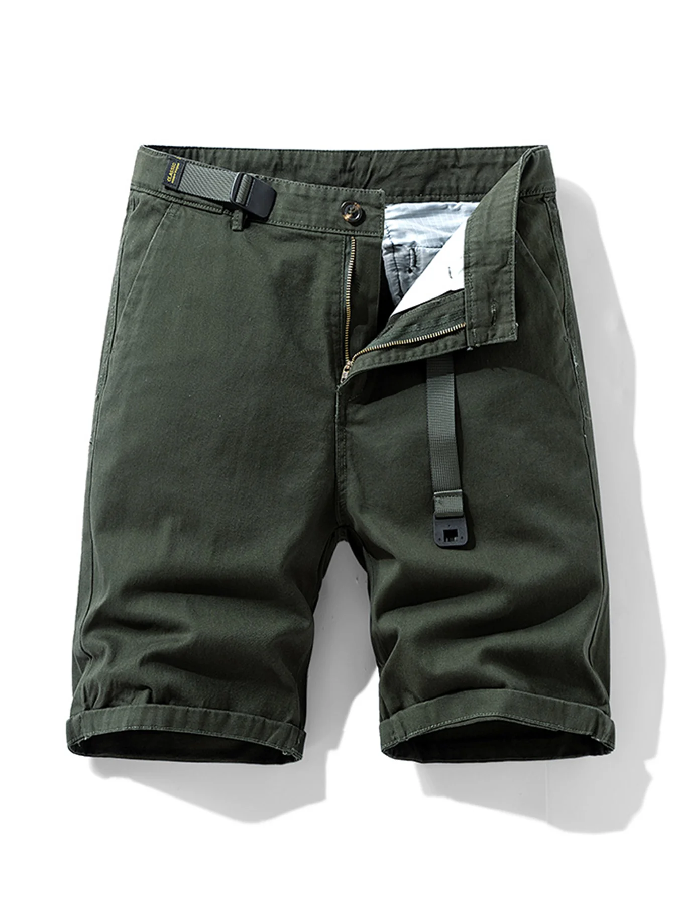Chino Shorts With Belt - Image 4