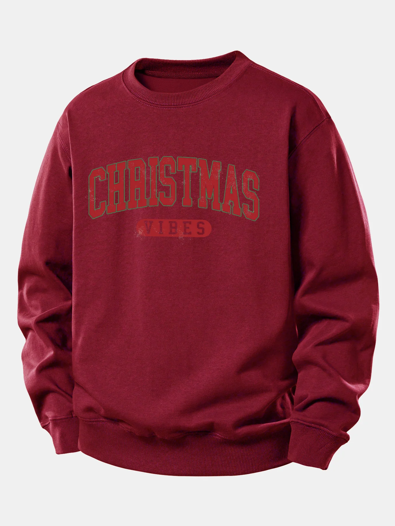 Christmas Print Relax Fit Sweatshirt - Image 4