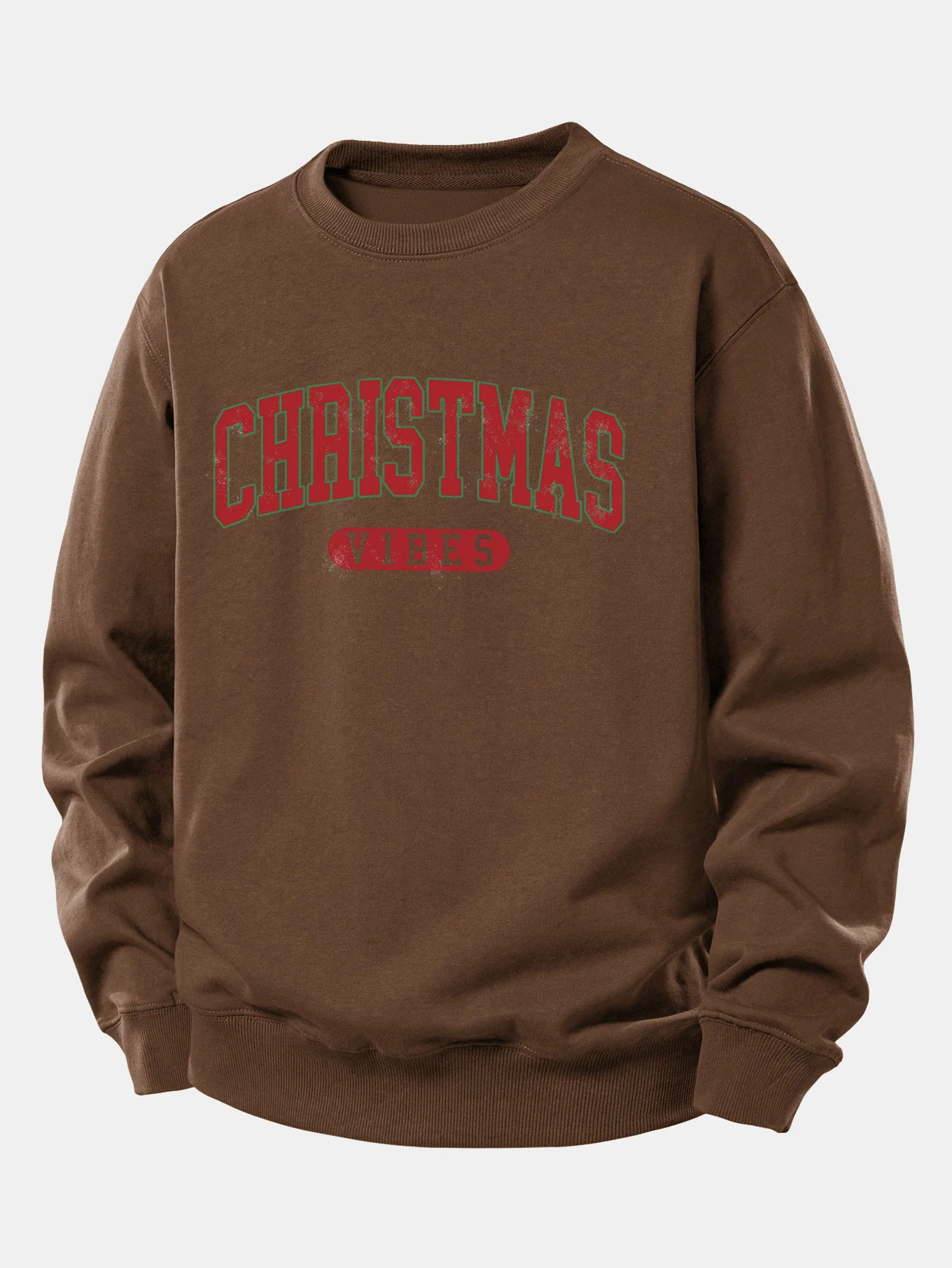 Christmas Print Relax Fit Sweatshirt - Image 5
