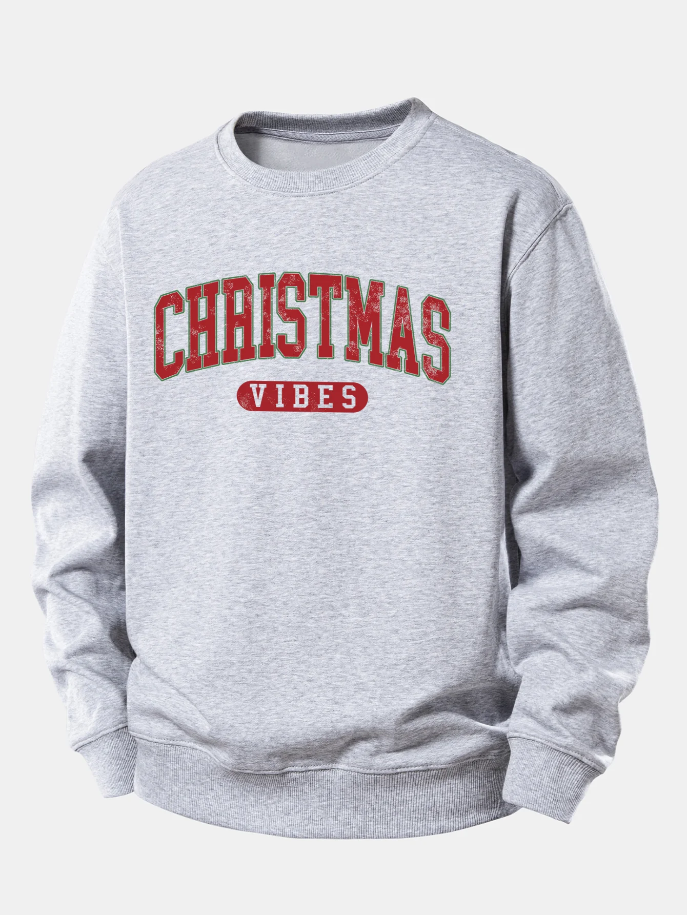 Christmas Print Relax Fit Sweatshirt - Image 8