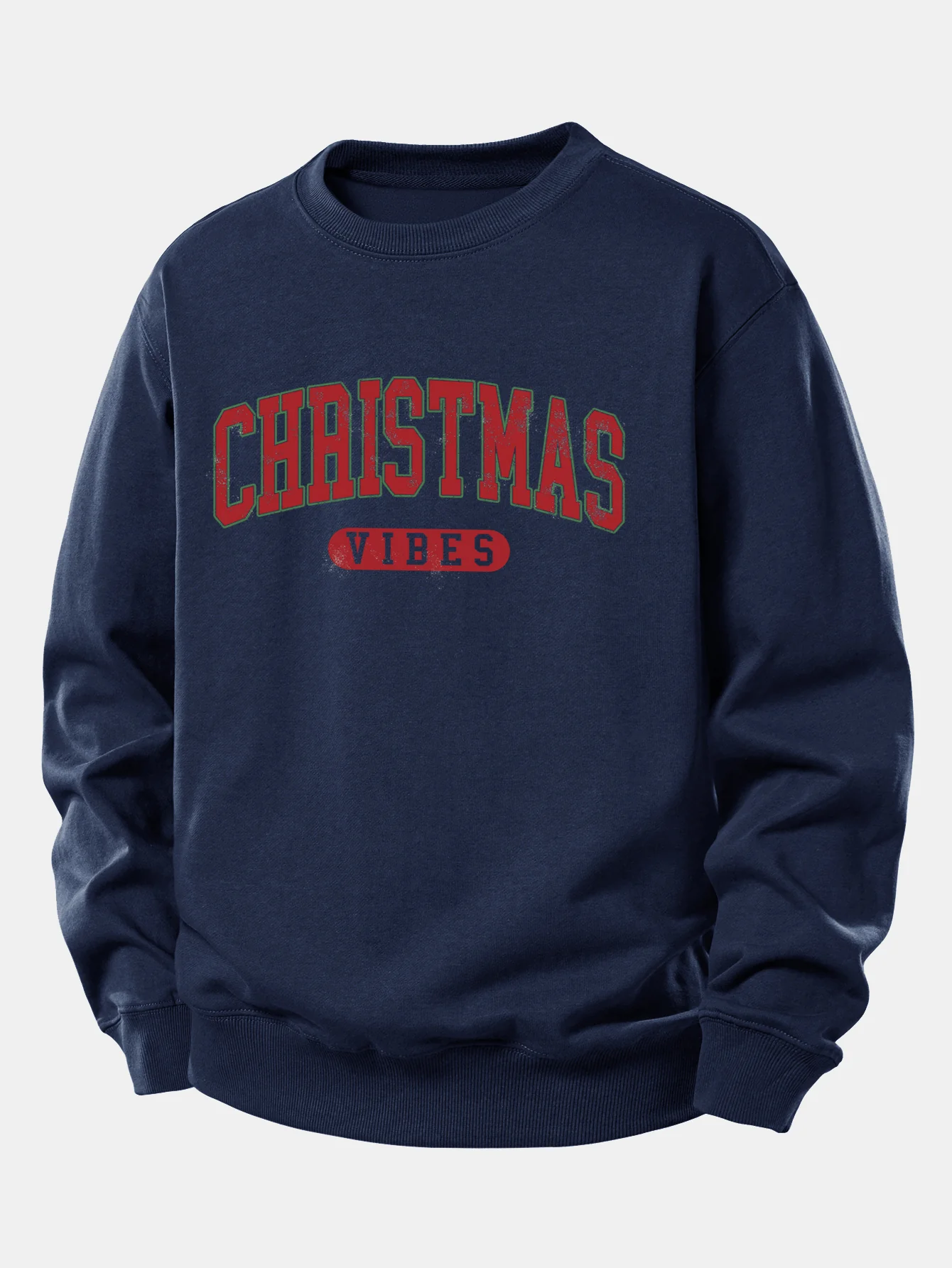 Christmas Print Relax Fit Sweatshirt - Image 9
