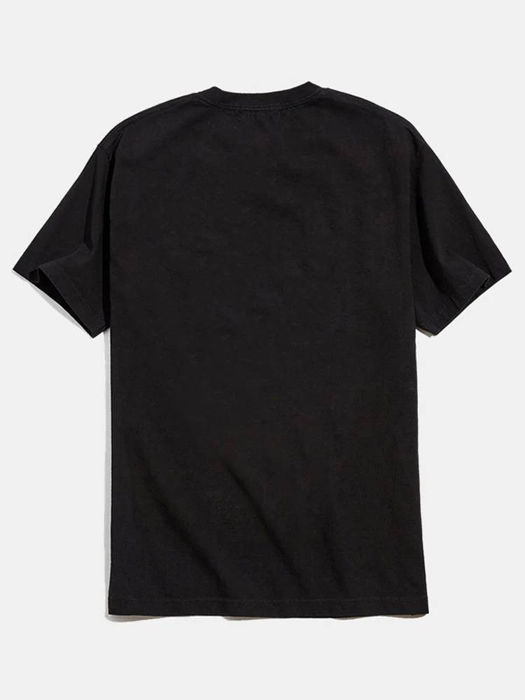 Weihnachtsmann-Hut-Print-T-Shirt - Image 5