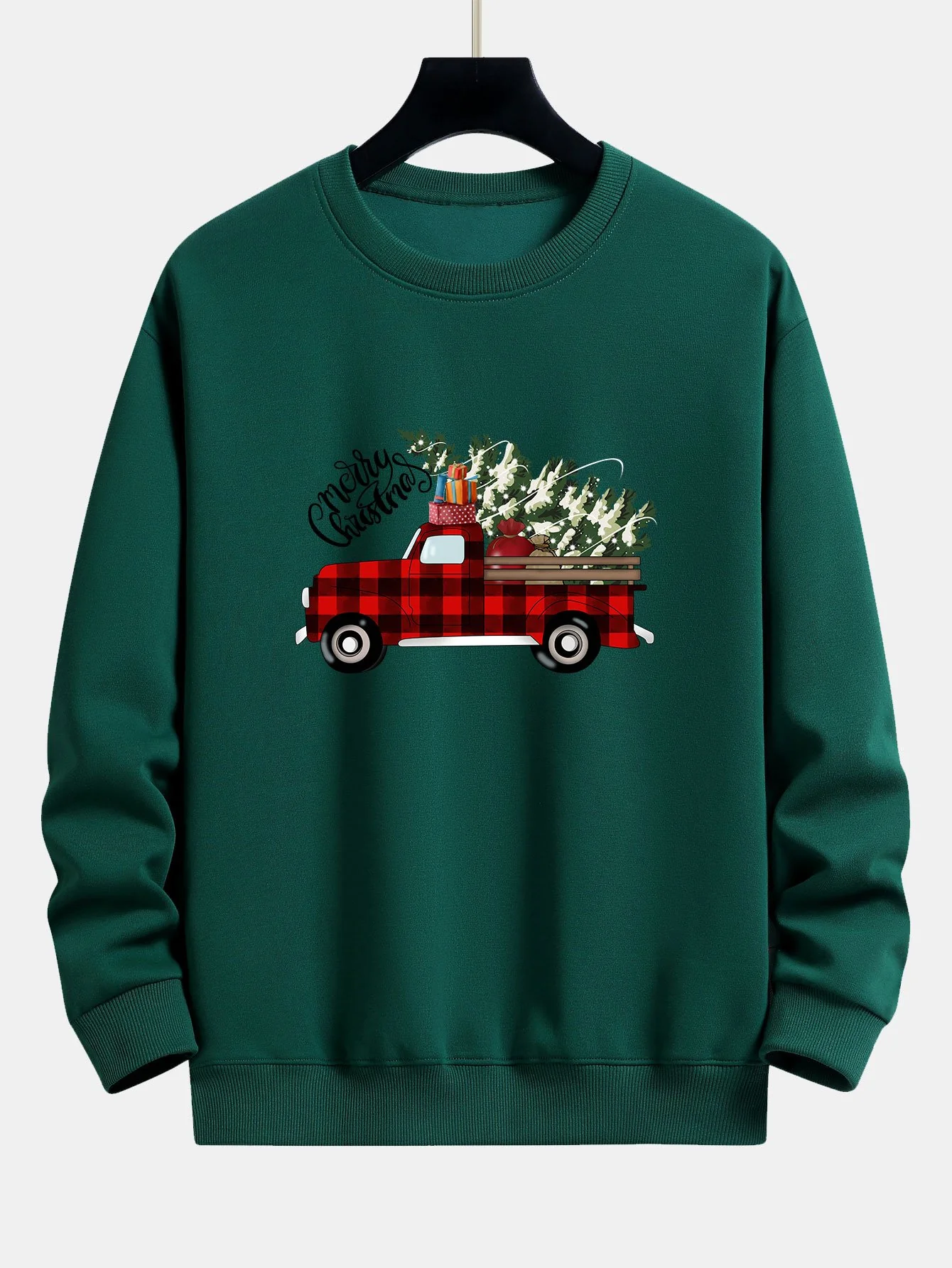Weihnachts-Lkw-Druck Relaxed Fit Sweatshirt - Image 2