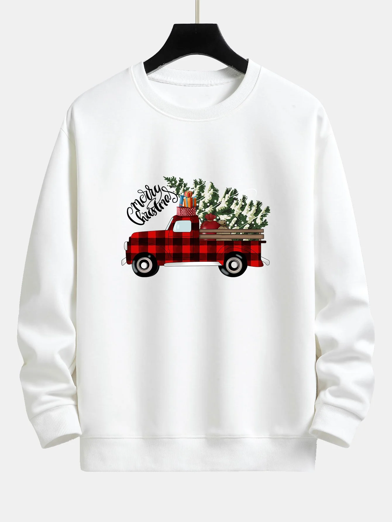 Weihnachts-Lkw-Druck Relaxed Fit Sweatshirt - Image 5