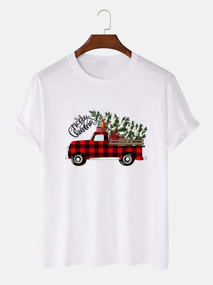 Weihnachts-Lkw-Druck T-Shirt - Image 3
