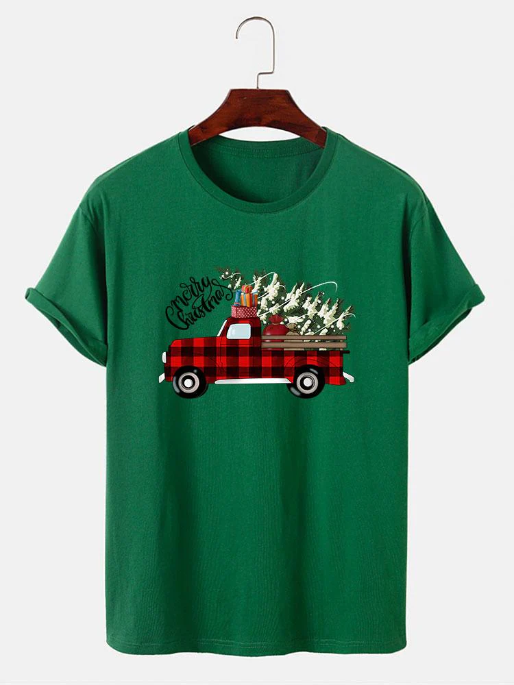 Weihnachts-Lkw-Druck T-Shirt - Image 4