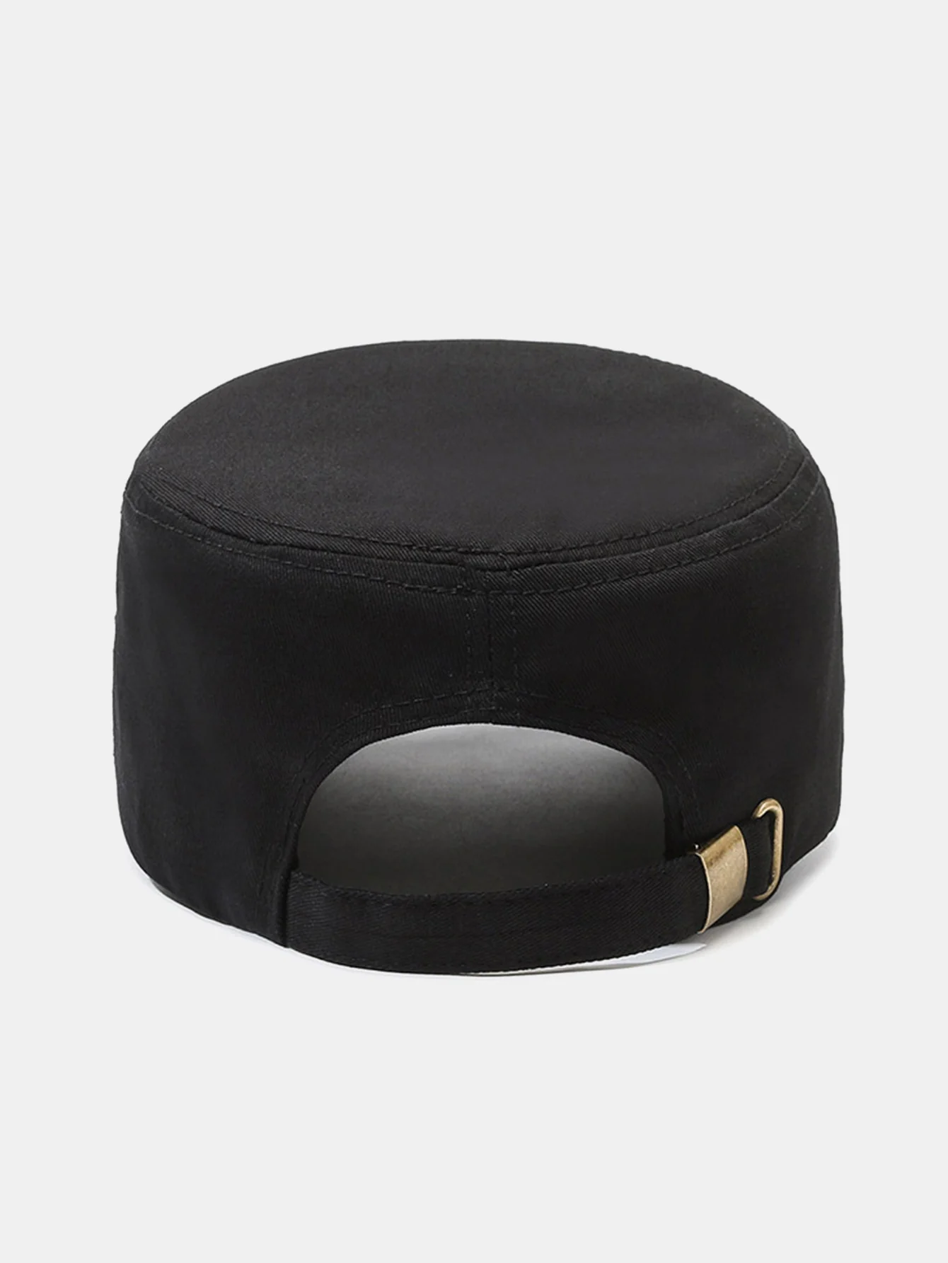 Classic Military Cadet Cap Cotton Flat Top Army Hat - Image 4