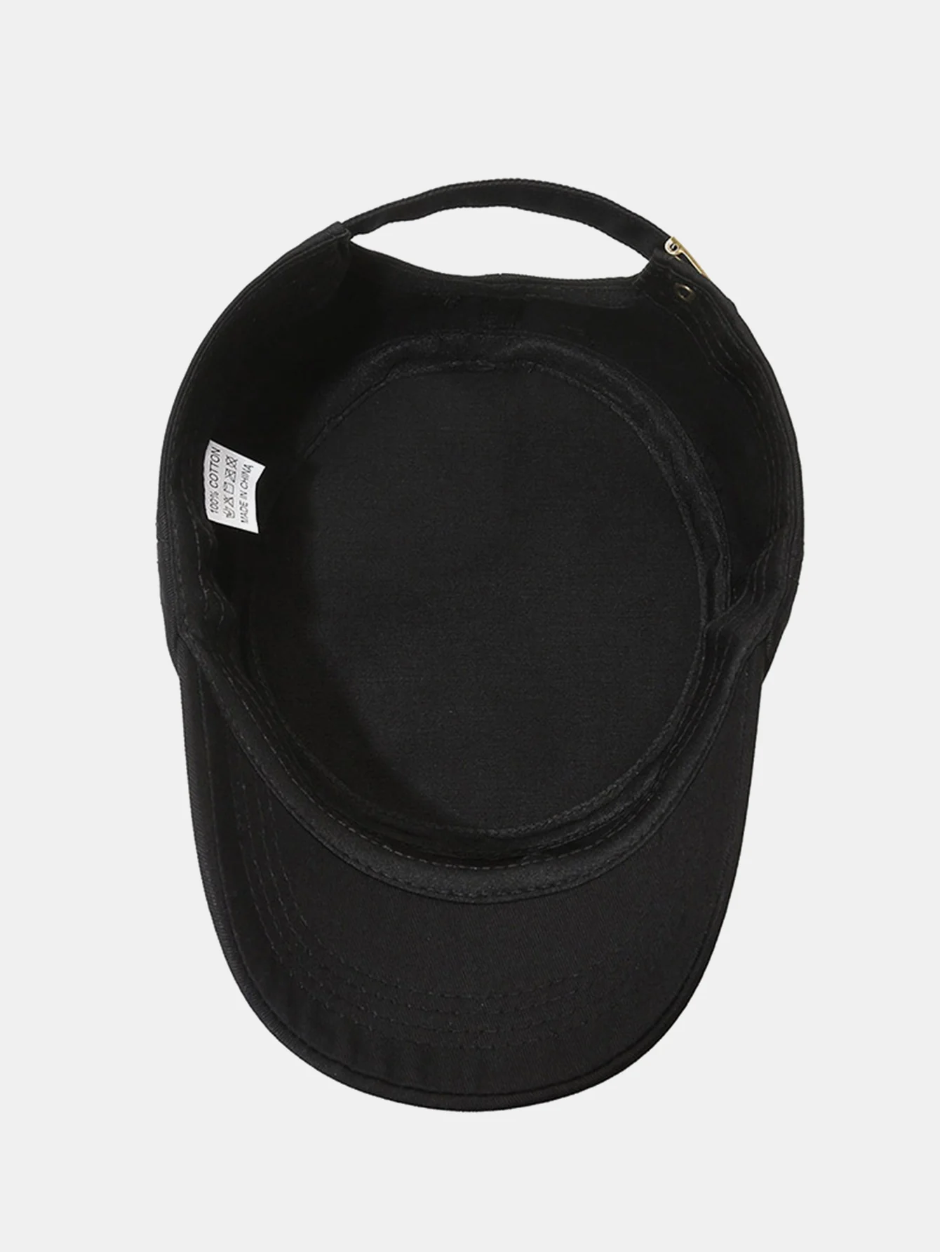 Classic Military Cadet Cap Cotton Flat Top Army Hat - Image 5