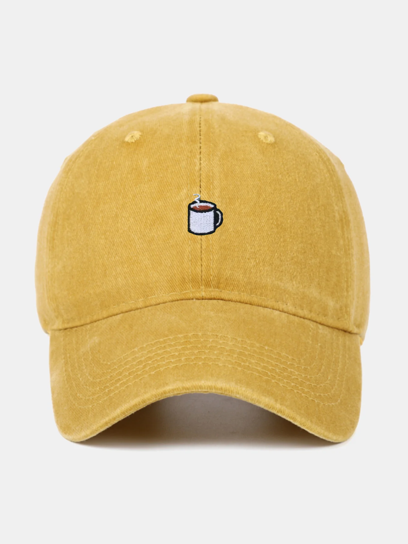 Kaffee Stickerei Freizeit Verstellbare Baseballkappe - Image 6