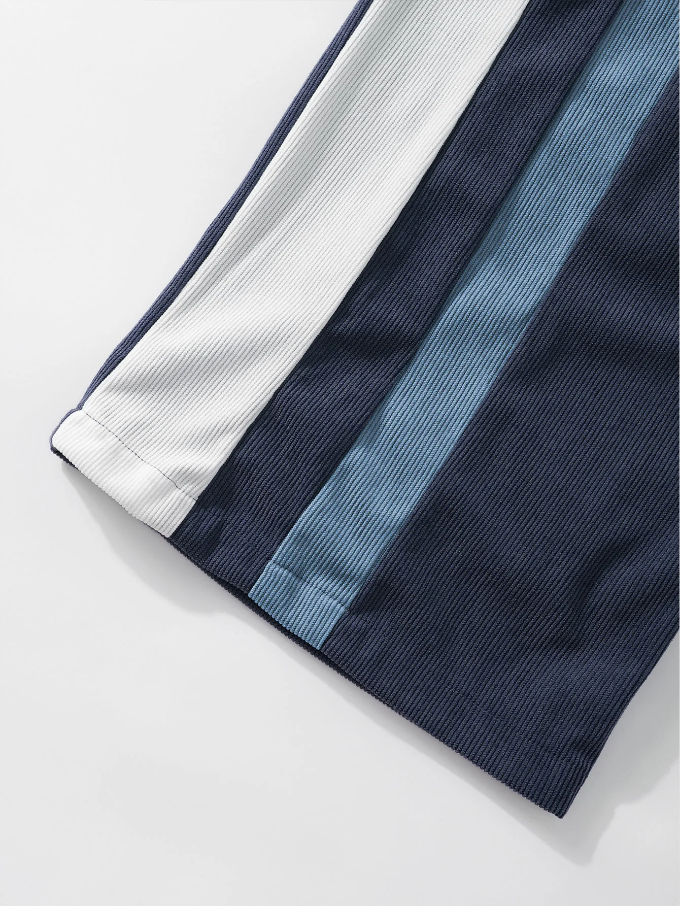 Farbe Block Corduroy Hose mit geradem Bein - Image 10