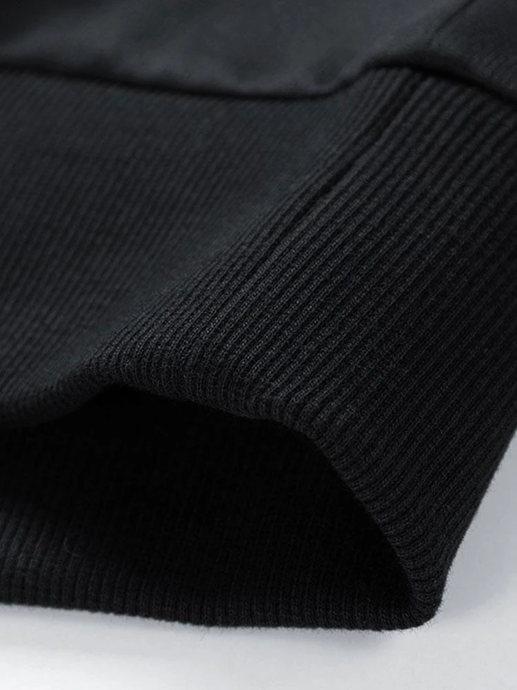 Farbblock Rundhals Sweatshirt - Image 6