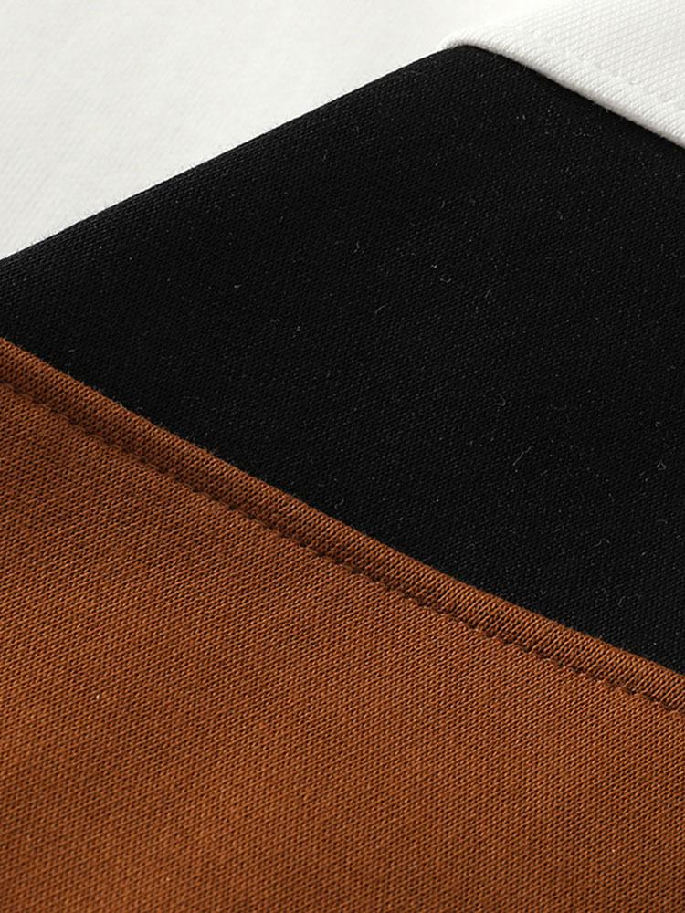 Farbblock Crewneck Sweatshirt - Image 7