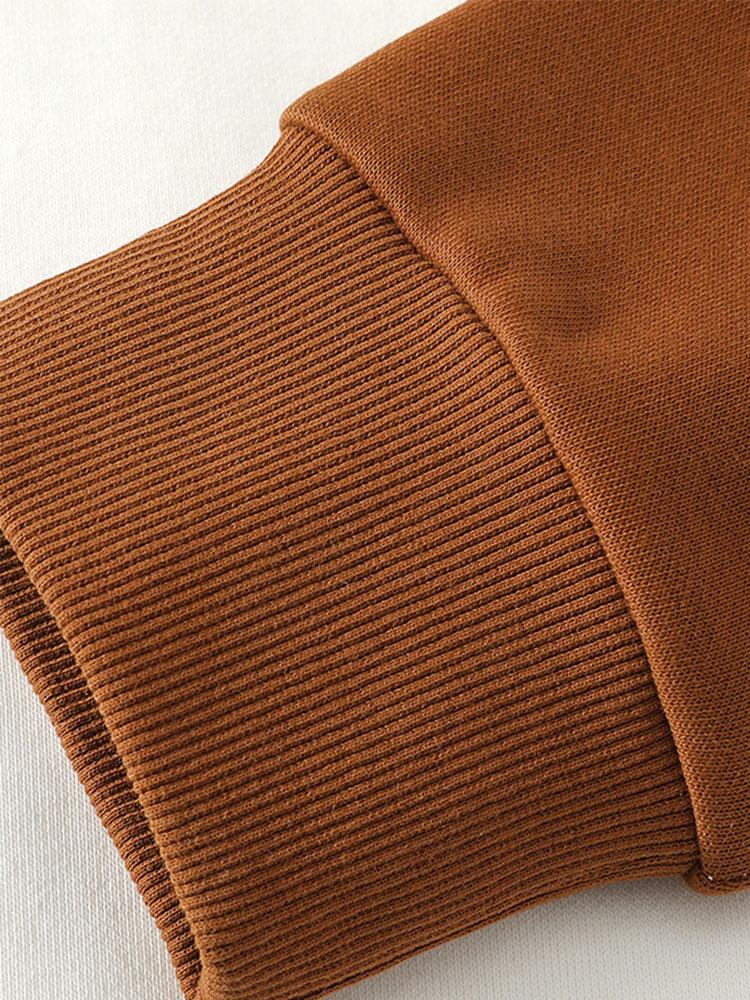 Farbblock Crewneck Sweatshirt - Image 9