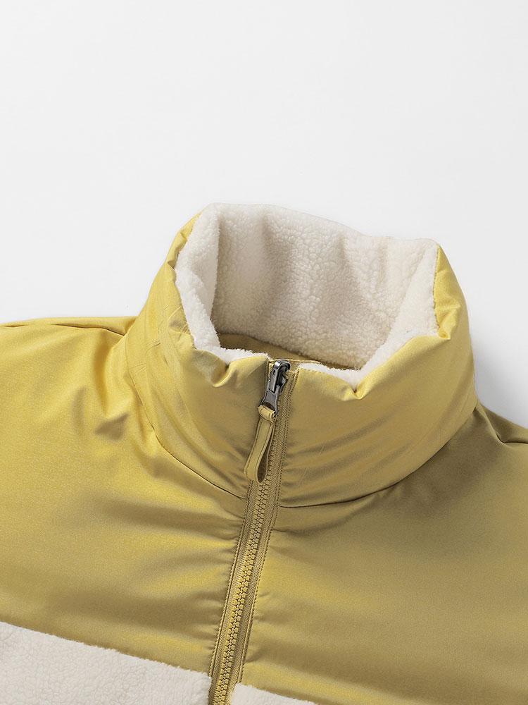 Doppelseitige Teddy-Pufferjacke - Image 10