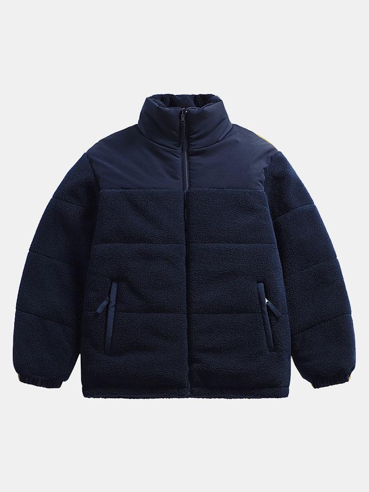 Doppelseitige Teddy-Pufferjacke - Image 5