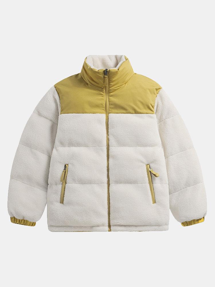 Doppelseitige Teddy-Pufferjacke - Image 7