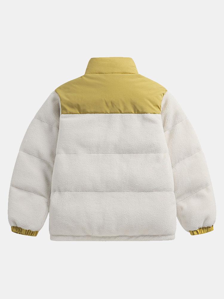 Doppelseitige Teddy-Pufferjacke - Image 9