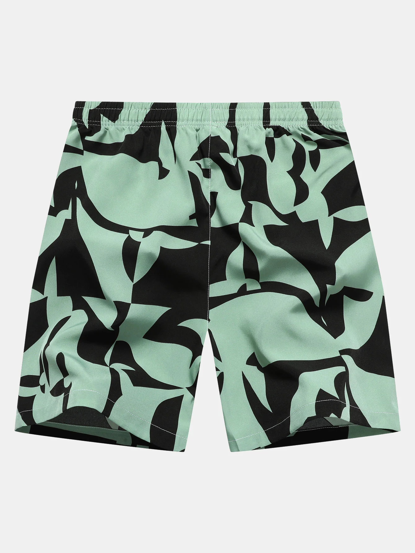 Farbblockdruck Reißverschluss Taschen Shorts - Image 6