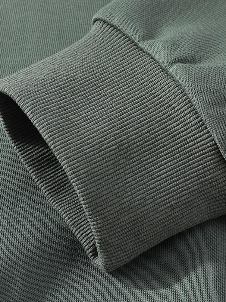 Farbblock-Sweatshirt mit Tasche - Image 8