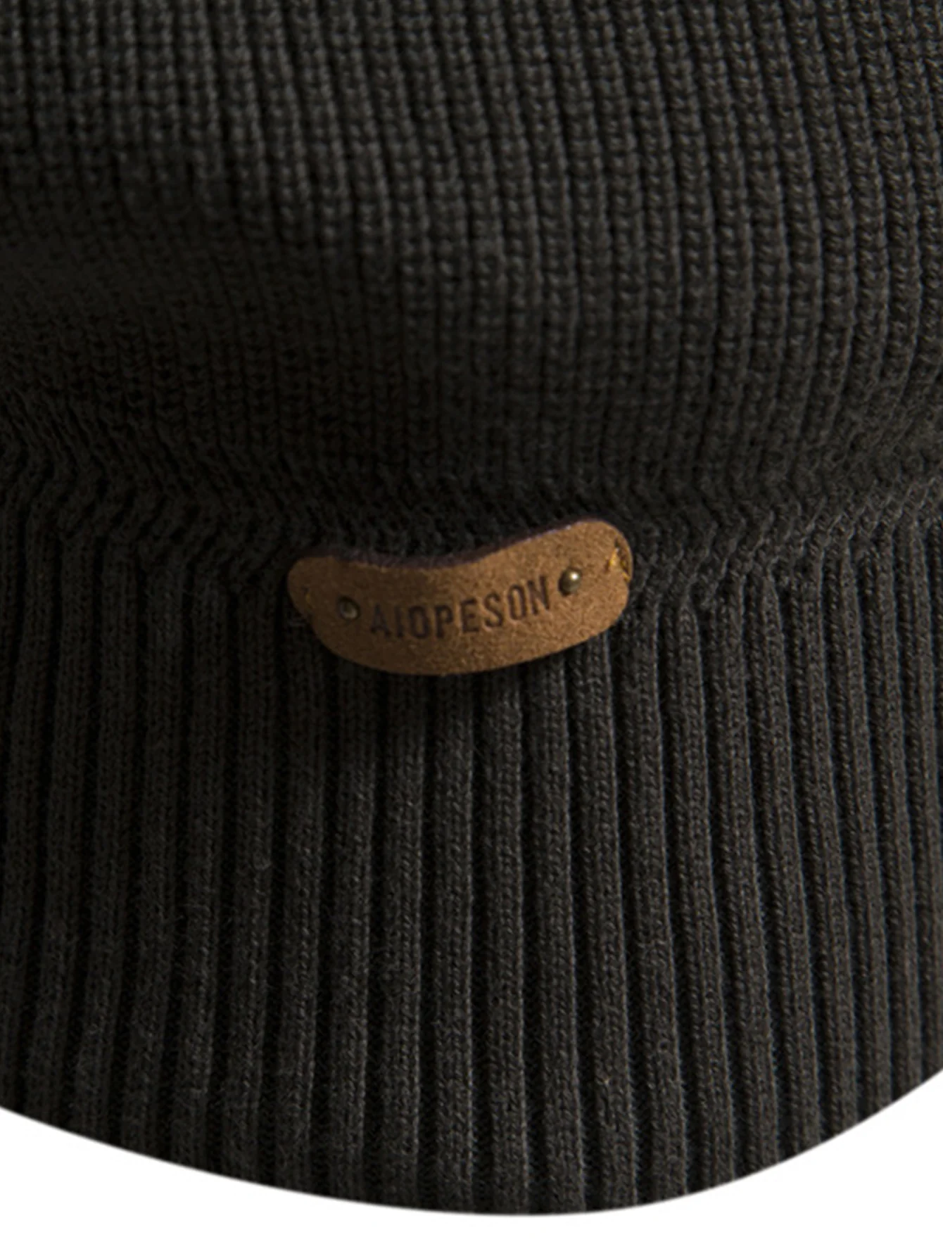 Farbblock Reißverschluss Stehkragen Pullover - Image 8