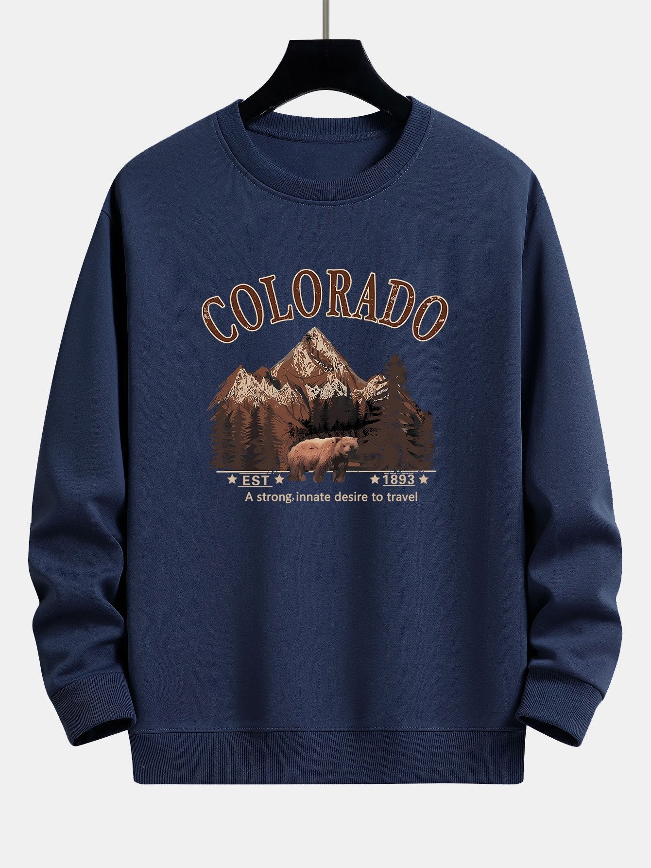 Colorado Bärenabdruck Relaxed Fit Sweatshirt - Image 3