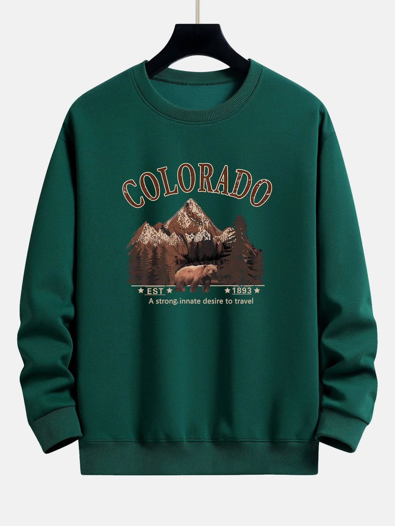 Colorado Bärenabdruck Relaxed Fit Sweatshirt - Image 4