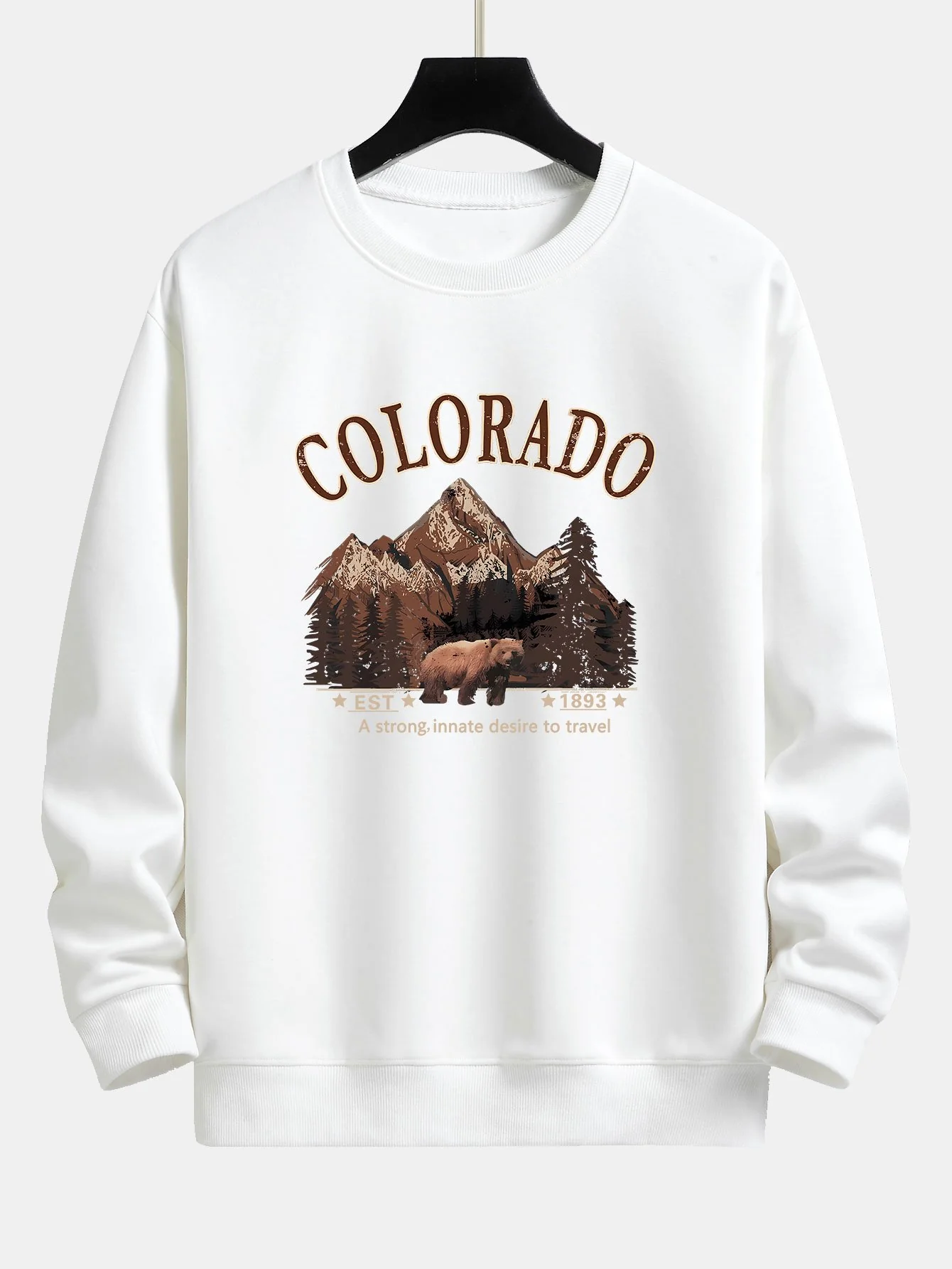 Colorado Bärenabdruck Relaxed Fit Sweatshirt - Image 6
