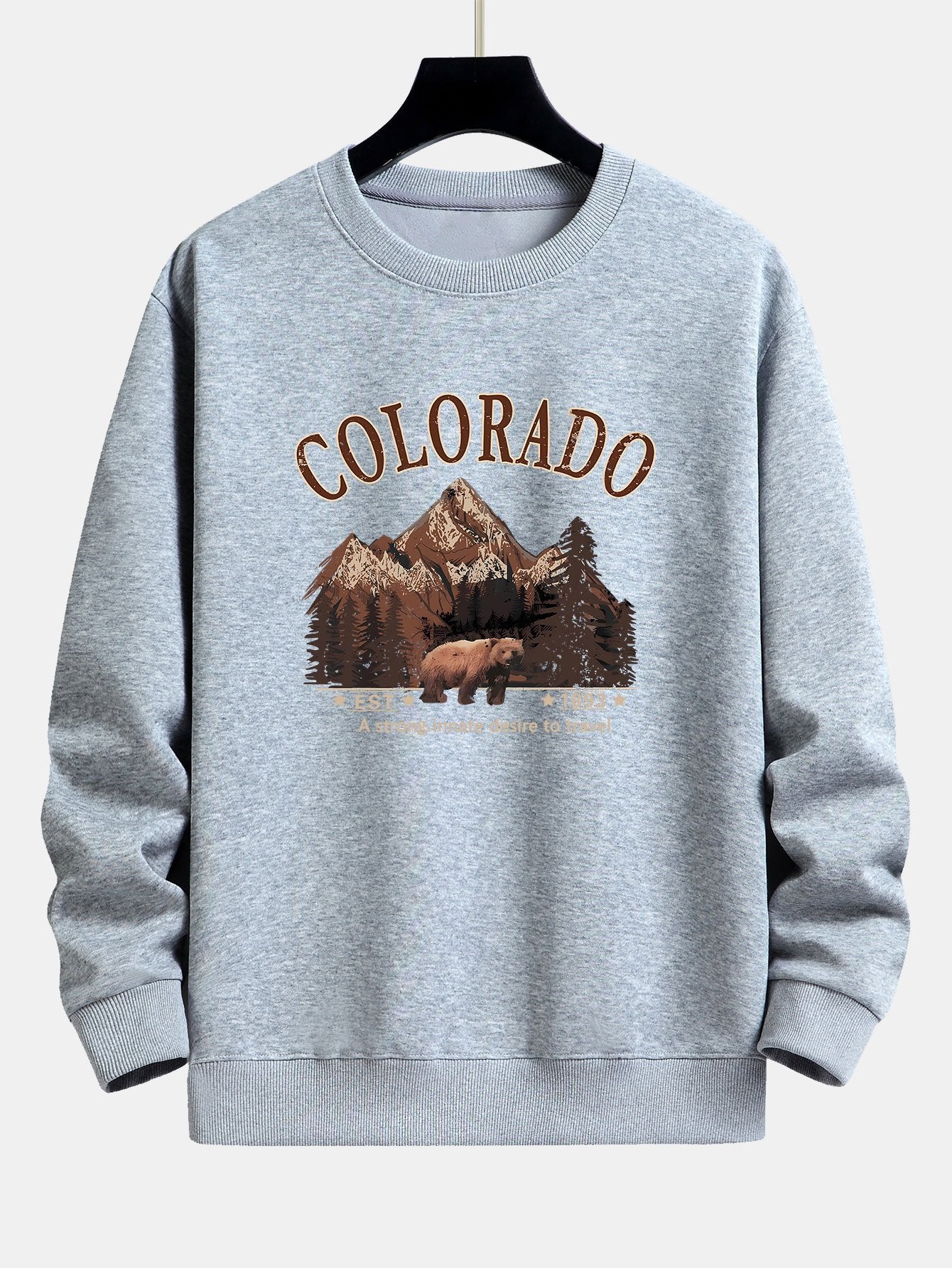 Colorado Bärenabdruck Relaxed Fit Sweatshirt - Image 7