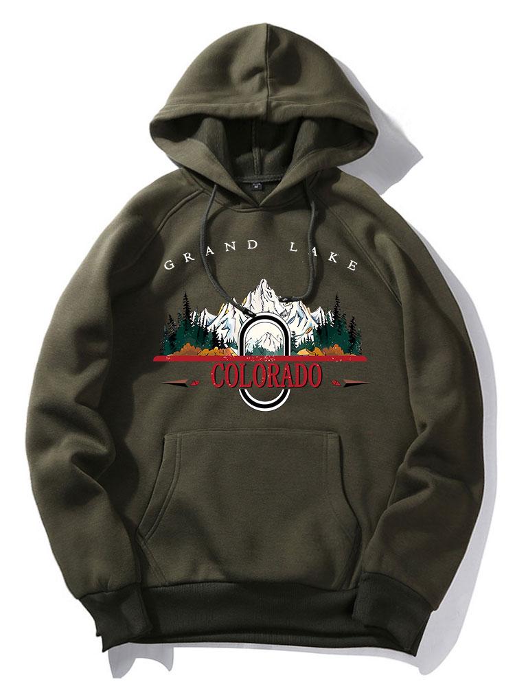 Colorado Mountain Print Hoodie - Image 10