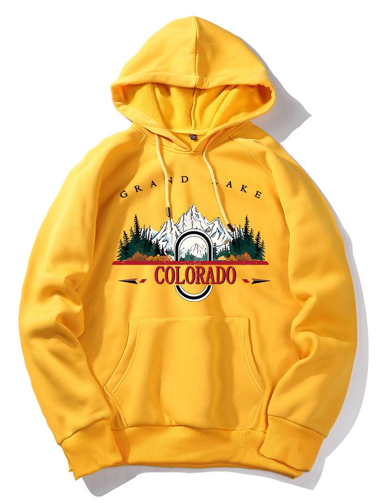 Colorado Mountain Print Hoodie - Image 11