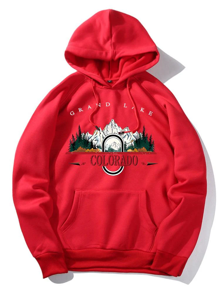 Colorado Mountain Print Hoodie - Image 6