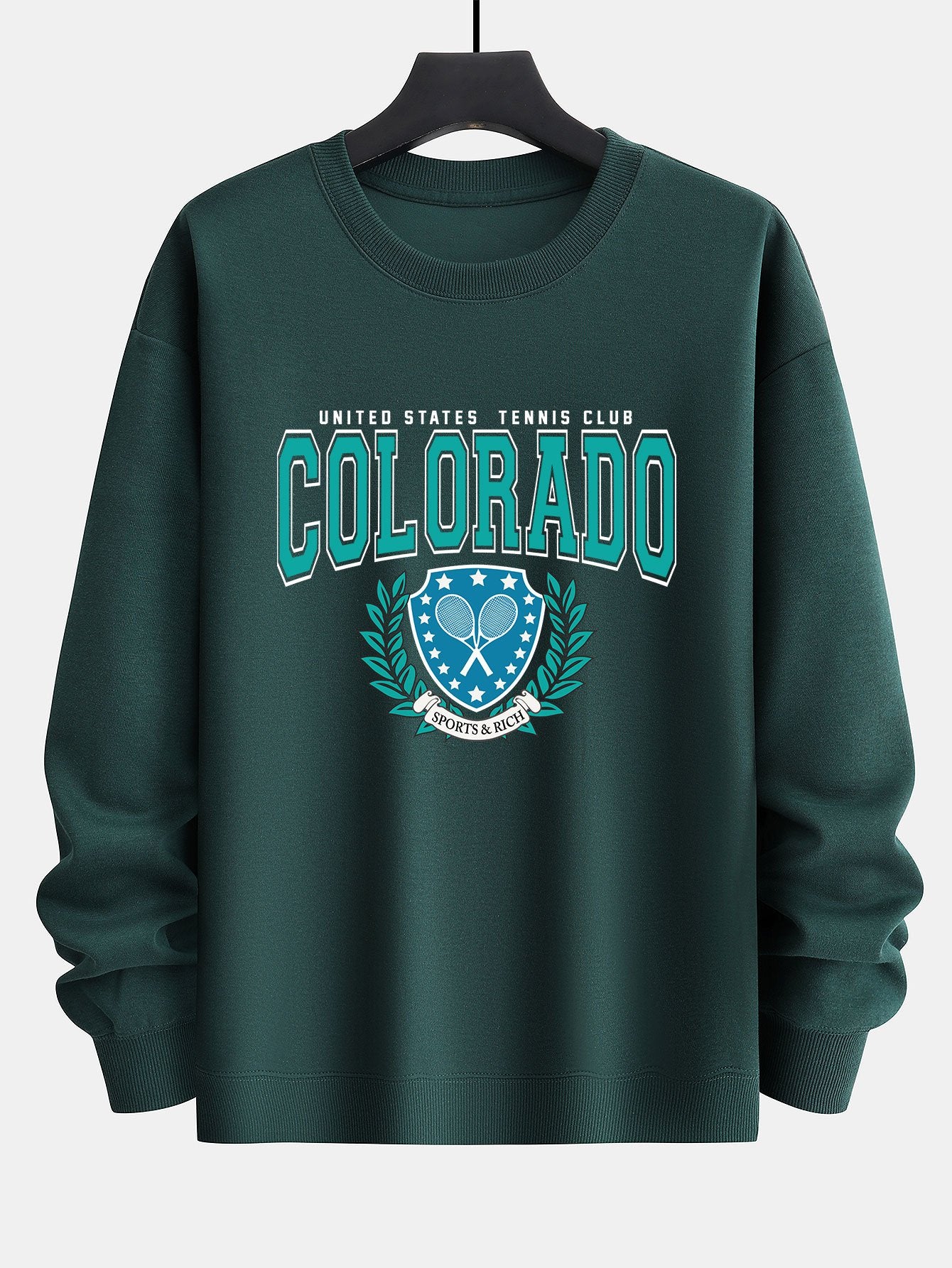 Colorado Tennis Varsity Druck Relaxed Fit Sweatshirt - Image 2