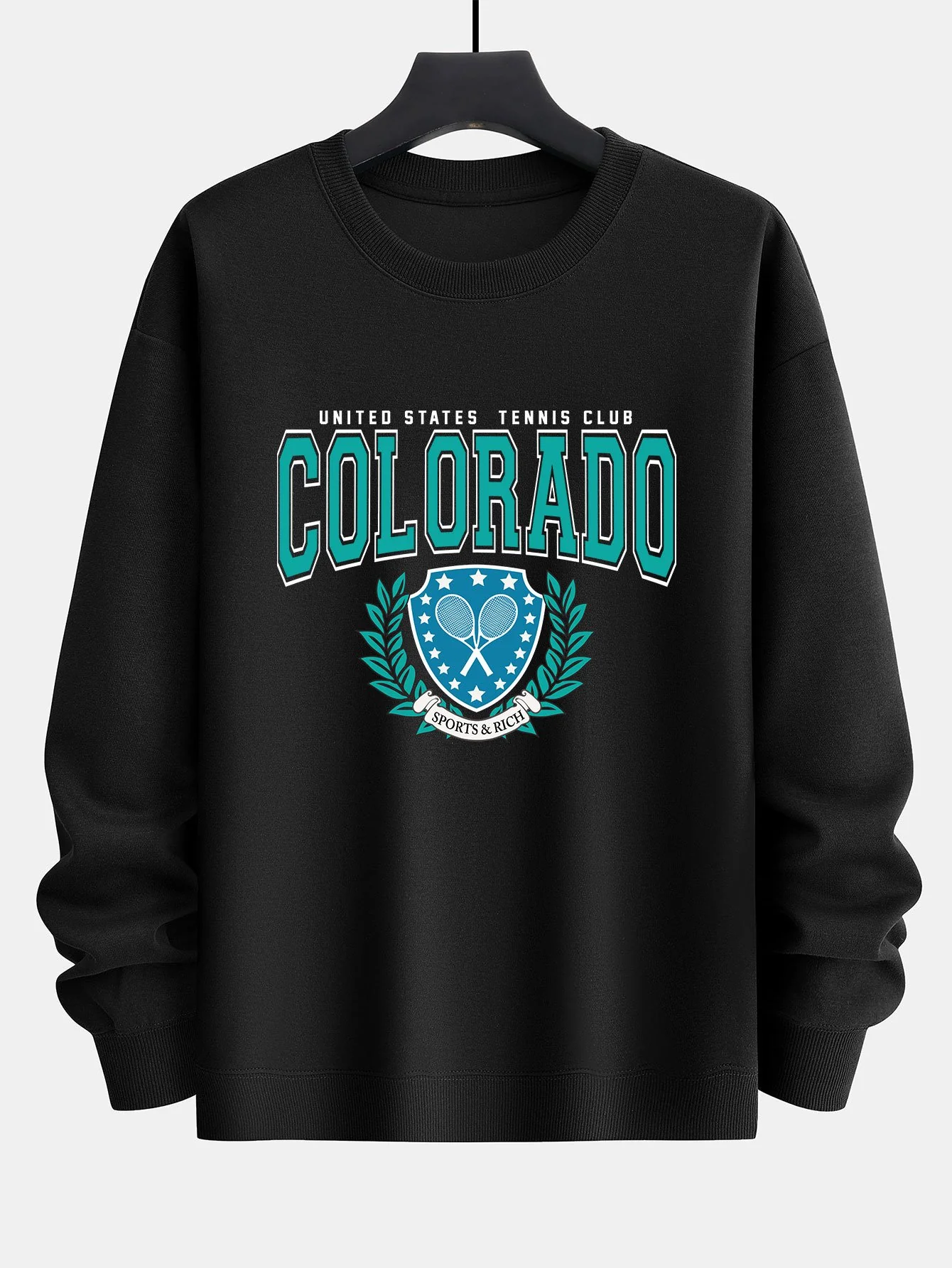 Colorado Tennis Varsity Druck Relaxed Fit Sweatshirt - Image 3