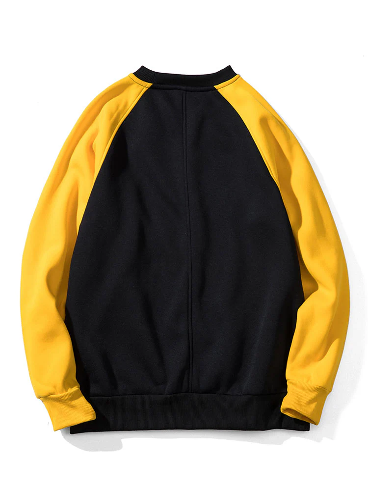 Farbblock Mehrfarbige Sweatshirts - Image 4