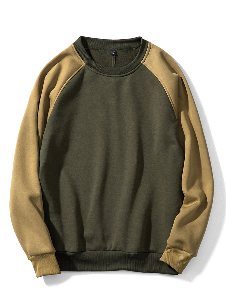 Farbblock Mehrfarbige Sweatshirts - Image 7