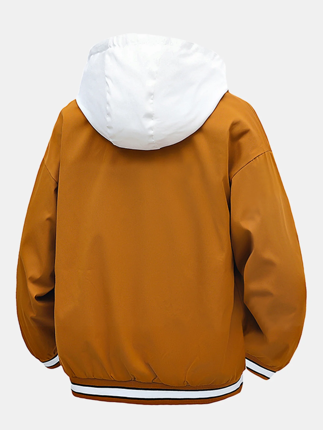 Kontrast 2 in 1 Kapuzen-Baseballjacke - Image 4