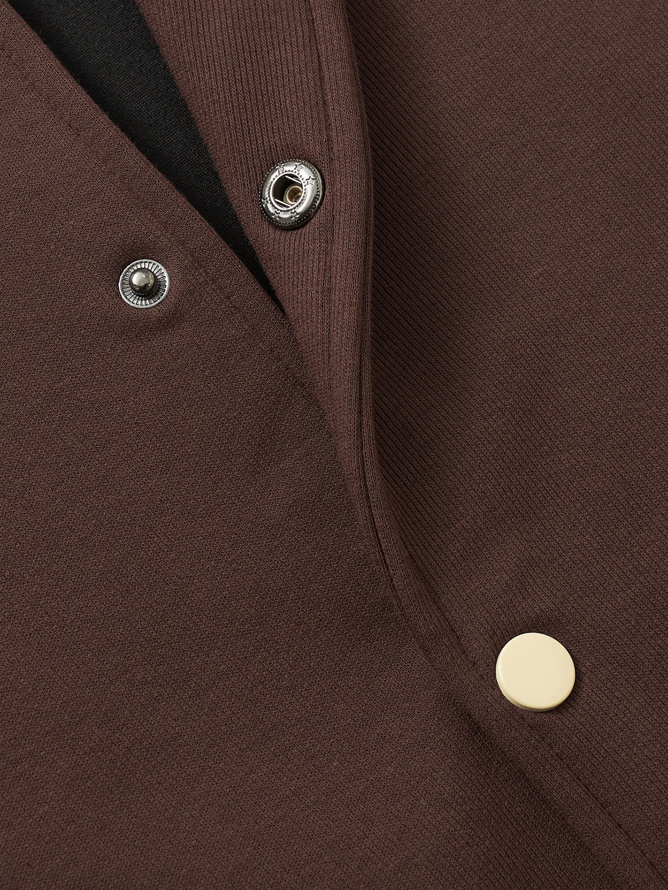 Jersey-Kontrast Preppy-Jacke - Image 13