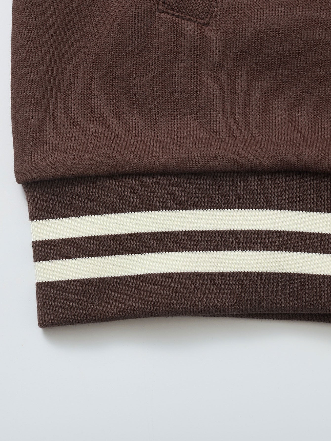 Jersey-Kontrast Preppy-Jacke - Image 16