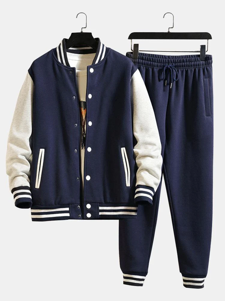 Kontrast Baseballjacke & Jogginghose