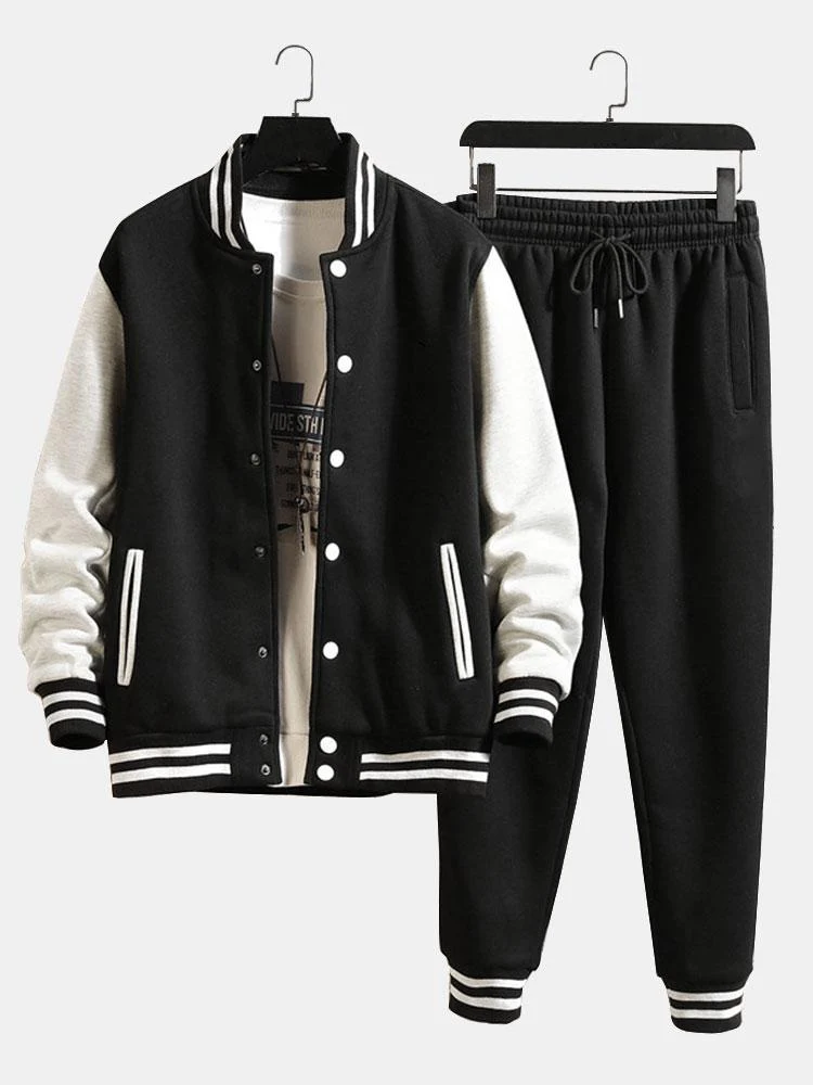 Kontrast Baseballjacke & Jogginghose - Image 2