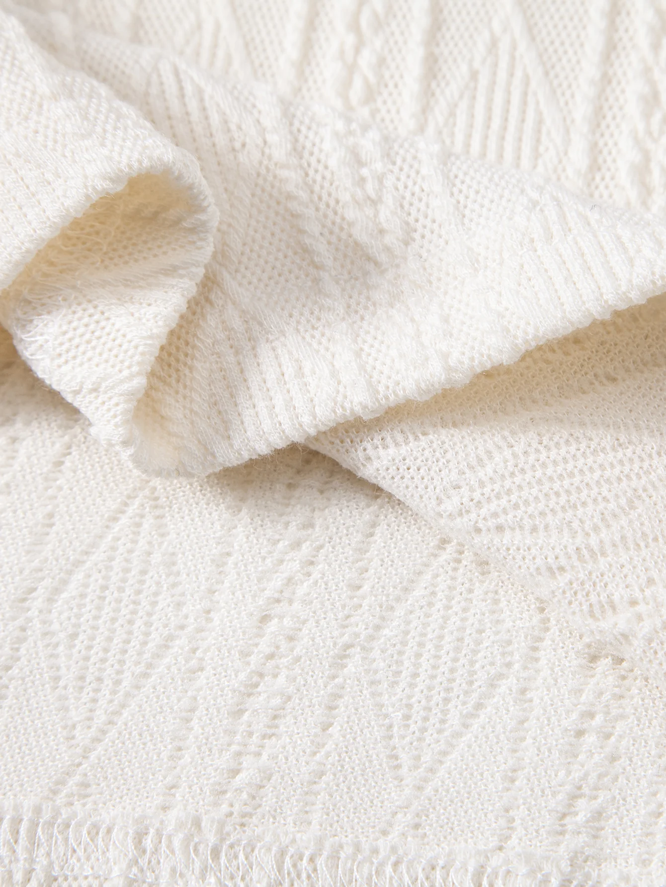Contrast Collar Geometric Jacquard Knit Polo - Image 15