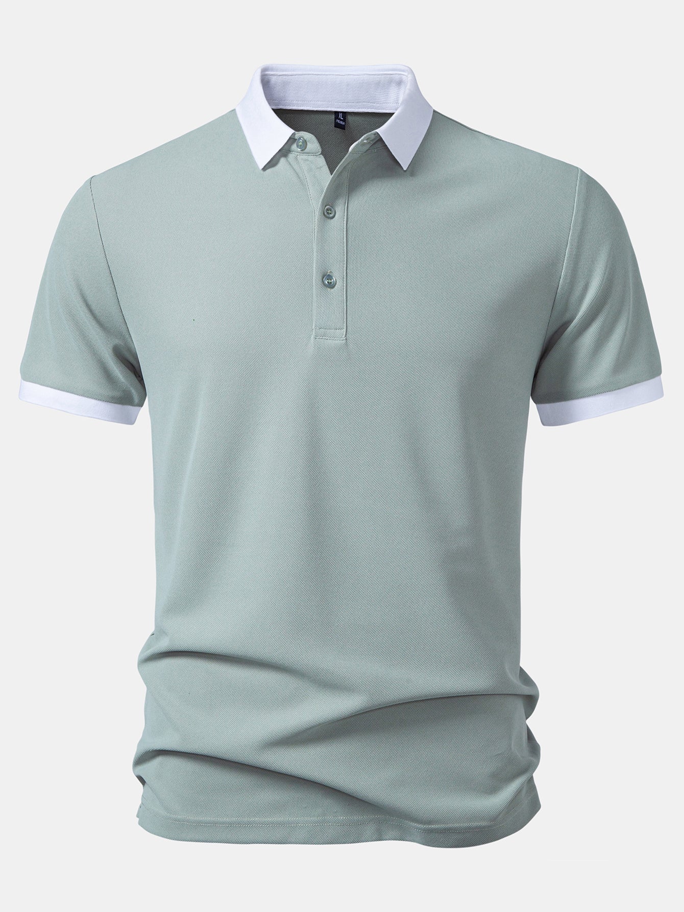 Contrast Collar Polo - Image 5