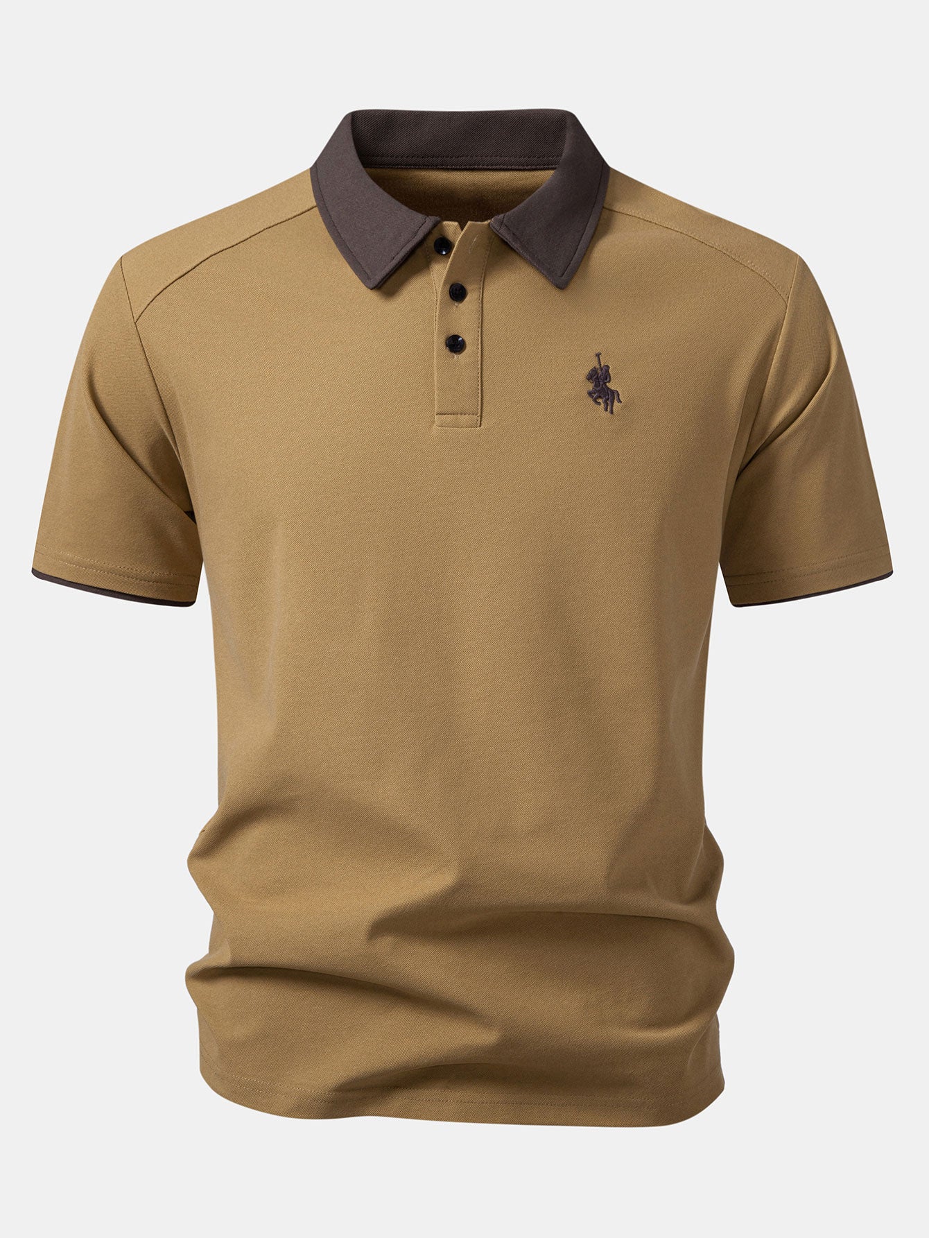 Contrast Collar Polo - Image 11