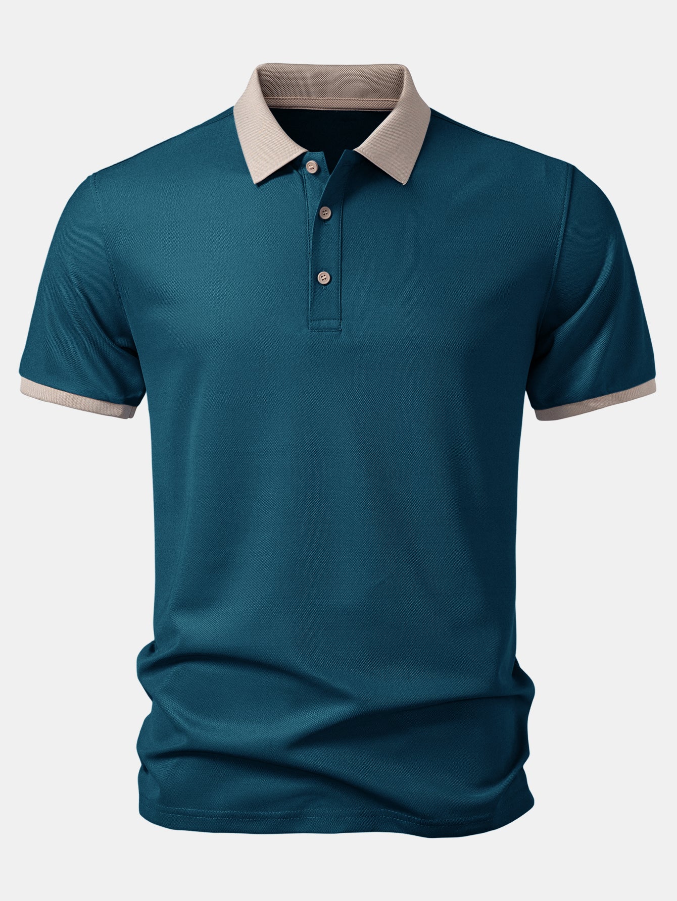 Contrast Collar Polo - Image 7